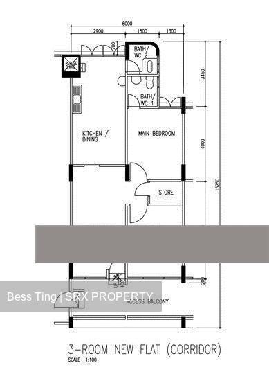 Blk 311 Hougang Avenue 5 (Hougang), HDB 3 Rooms #229003141